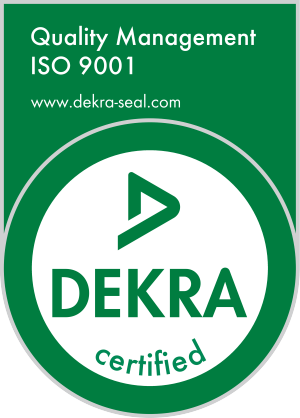 Quality Management cerfified according to ISO9001:2015