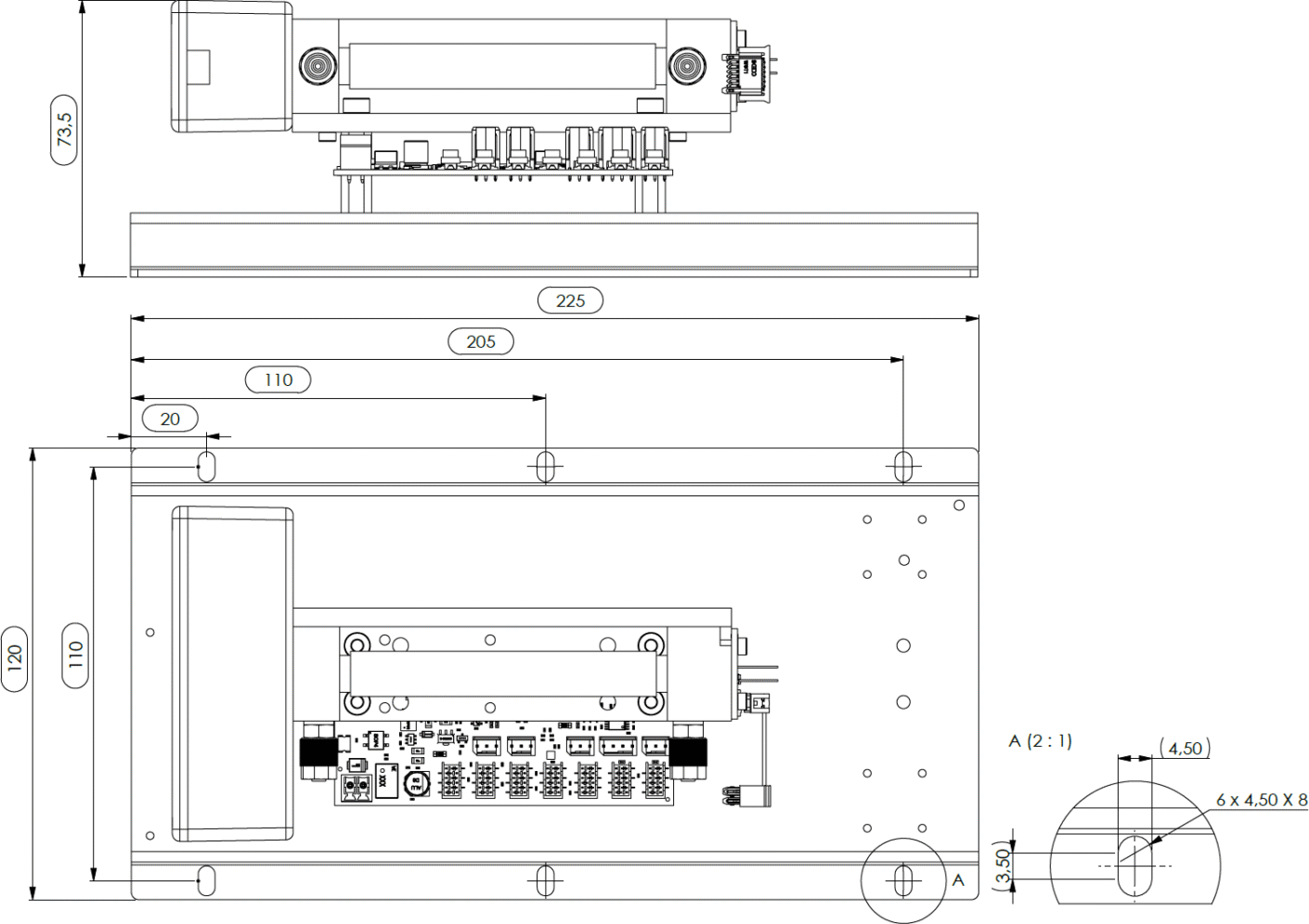 Wi.Tec-Sensorik INFRA.sens AK100 2 INS100 Dimensions compact